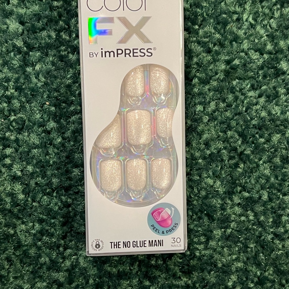 imPRESS Color FX Nail Kit - Shimmering White